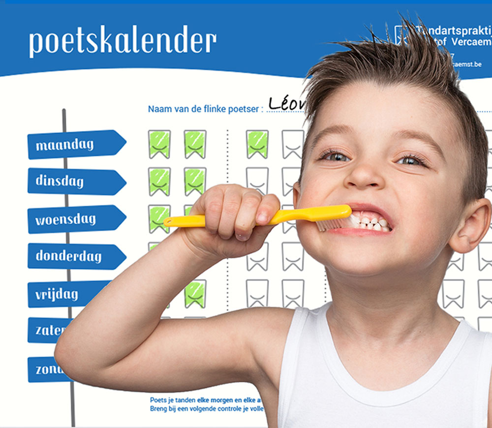 poetskalender tandartspraktijk kortrijk